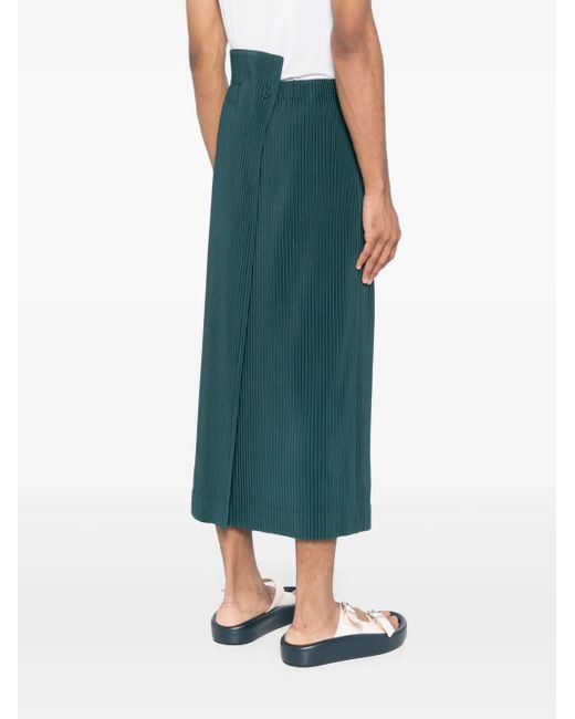 Homme Plissé Issey Miyake Green Colour Palette 1 Skirt for men