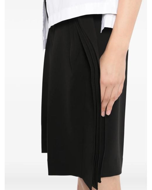 JNBY Black Pleated Shorts