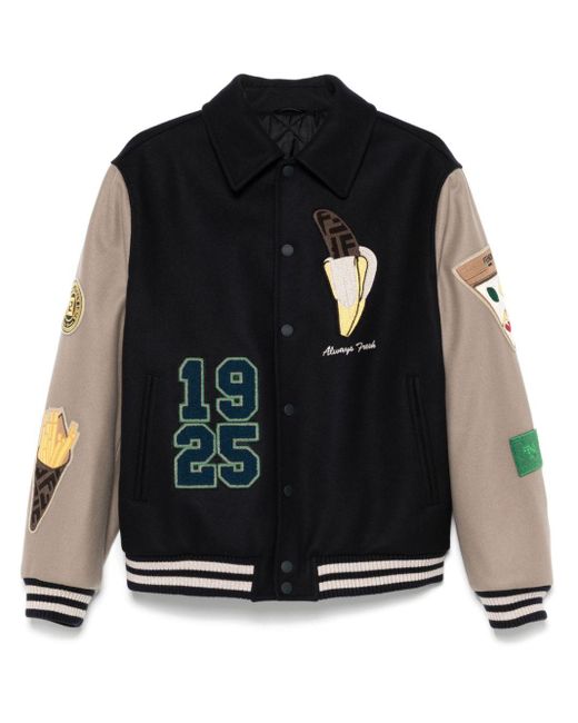 Fendi Licious Bomberjack in het Black voor heren