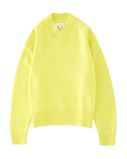Maglione Nohwe A Maniche Lunghe di Studio Nicholson in Yellow
