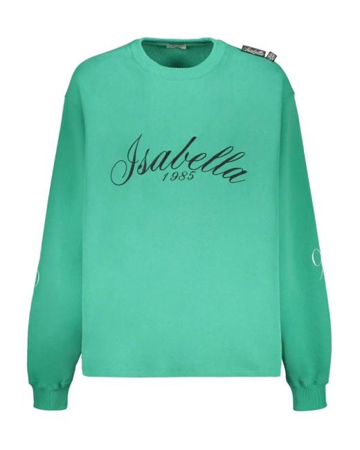 Isabella 1985 Sweatshirt mit Logo-Stickerei in Green für Herren