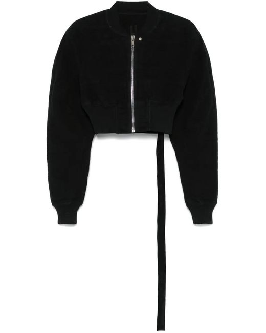 Rick Owens Collage Bomberjack in het Black