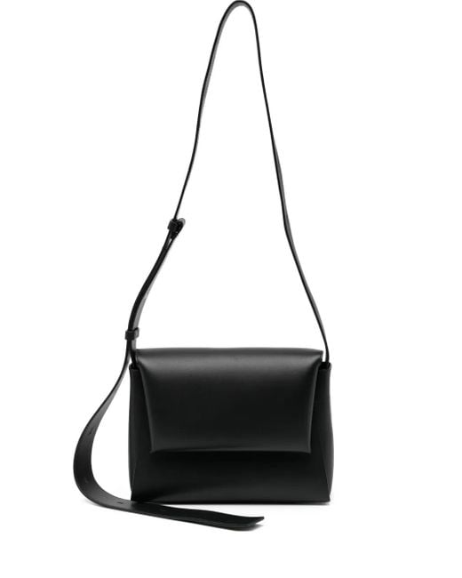Jil Sander Black Envelope Shoulder Bag for men