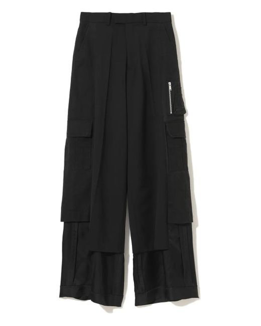 Undercover Black Layered Cargo Trousers