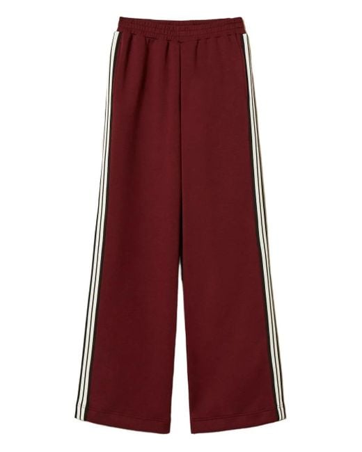 Twinset サイドストライプ トラックパンツ Purple