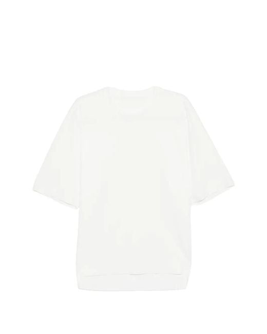 CROQUIS White Crew-Neck Short-Sleeve T-Shirt for men