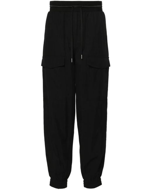 Helmut Lang Black Cargohose Mit Tapered-Bein