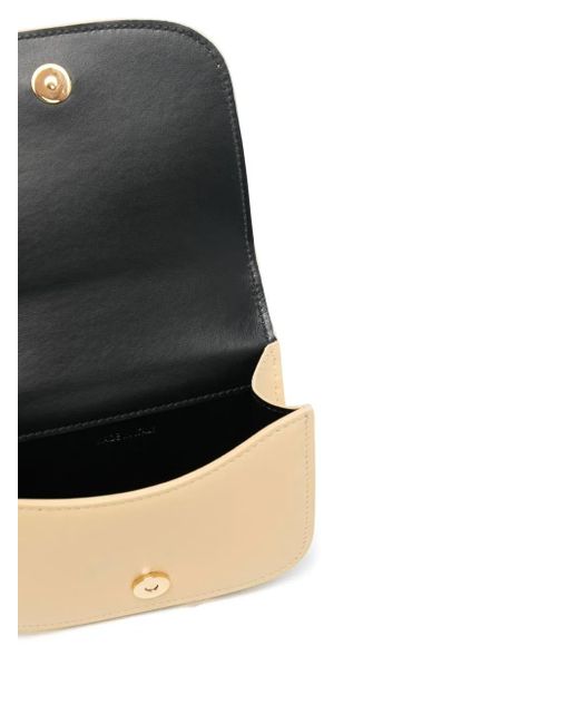 Jil Sander Natural Logo-Plaque Tote Bag