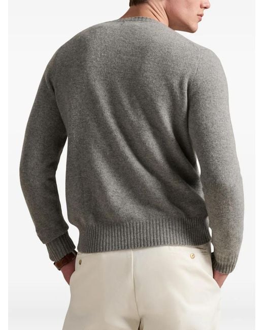 メンズ Polo Ralph Lauren ロゴセーター Gray