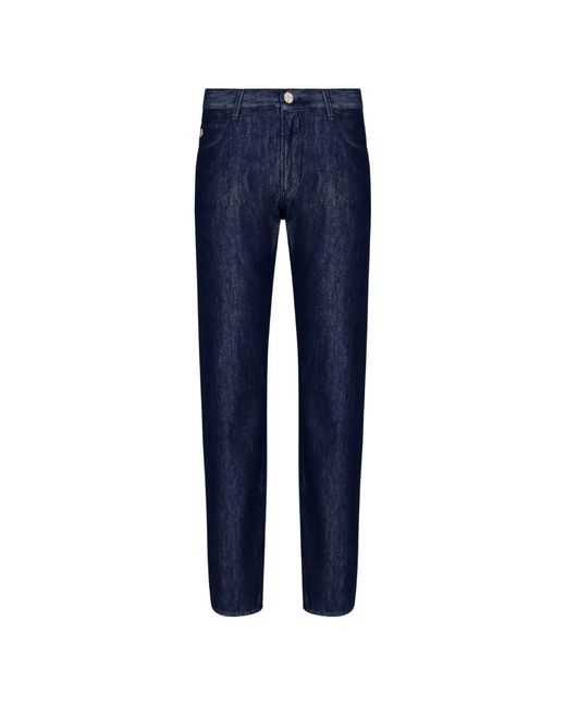 Giorgio Armani Blue Regular-Fit Jeans for men