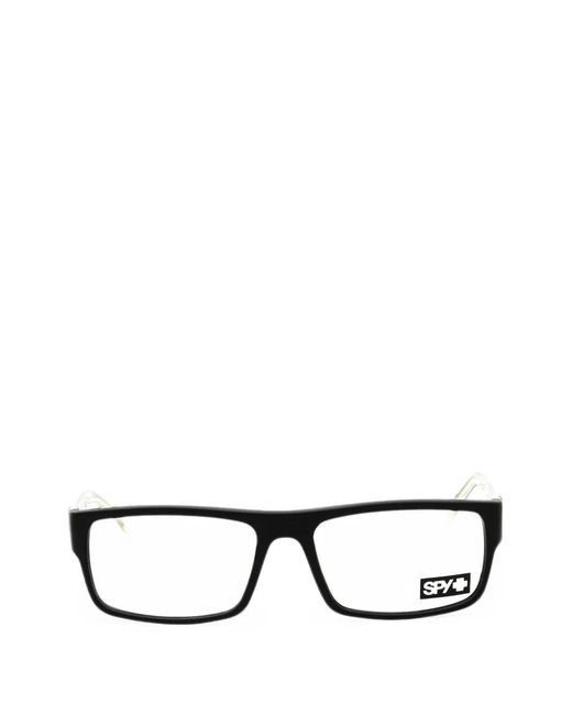 Spy Black Vaughn Rectangle-Frame Glasses