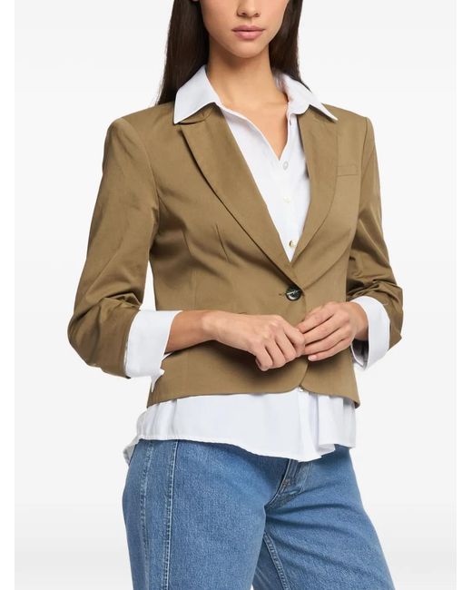 Cinq À Sept Natural Peri Button Jacket