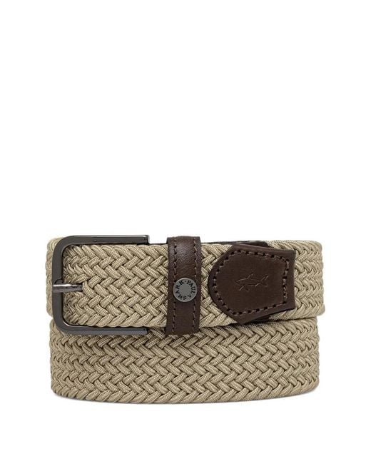 Paul & Shark Natural Woven Belt for men