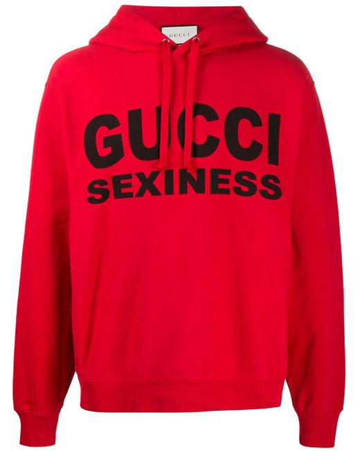Gucci Pullover mit Sexiness Print in Red für Herren