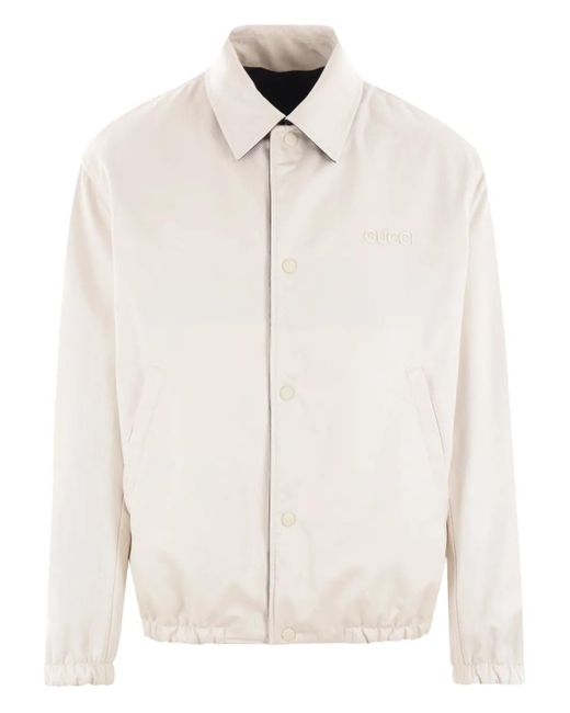 Gucci Blue Gg Reversible Jacket for men