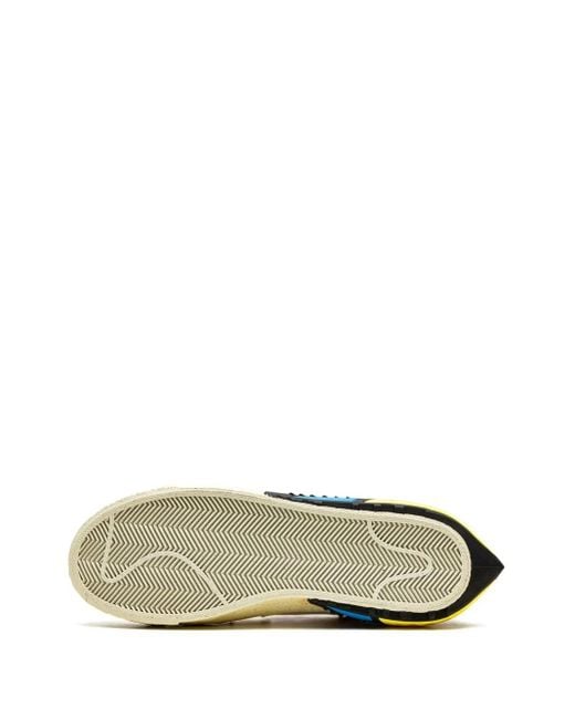 NIKE X OFF-WHITE White Blazer Low "University" Sneakers
