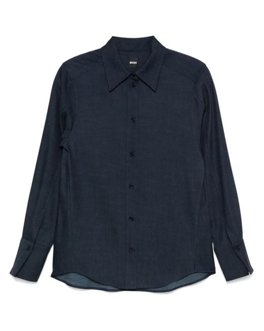 Boss Blue Chambray Shirt