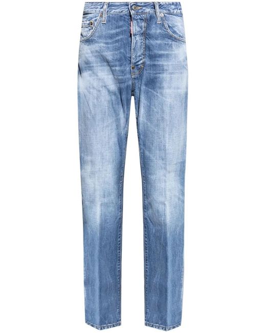 DSquared² Blue 642 Denim Cotton Jeans for men