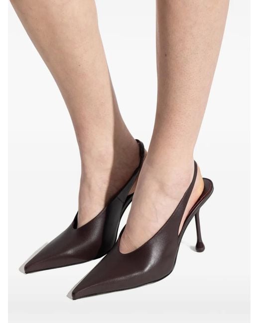 Jimmy Choo Black Escarpins Isa 95 À Bride Arrière