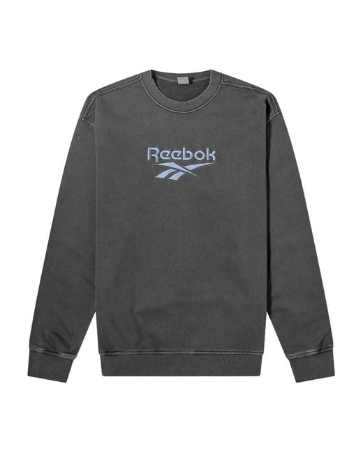 Sudadera Cl Premium Vector Reebok de hombre de color Gray