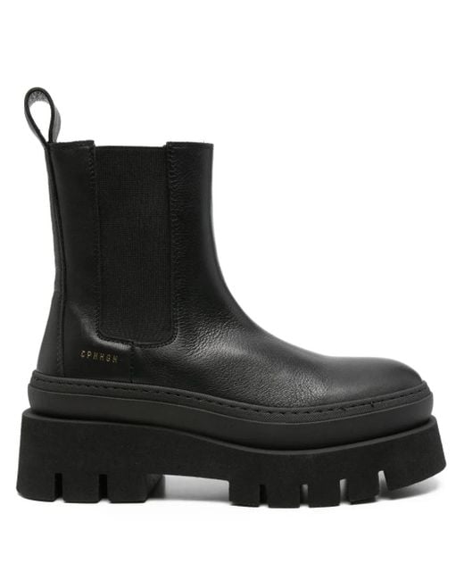 Bottines Chelsea À Languette D'Enfilage COPENHAGEN en coloris Black