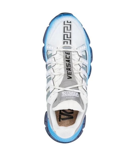 Versace & Sky Blue Gradient Trigreca Trainers for men