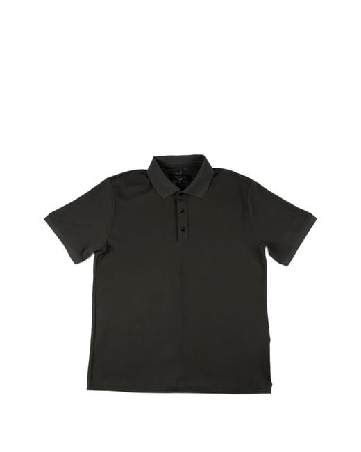 Rag & Bone Poloshirt Met Knoopsluiting in het Black voor heren