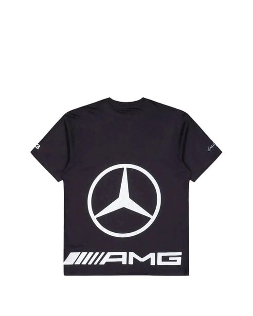 Y-3 Blue X Mercedes Amg Petronas Formula 1 Team Star-Logo T-Shirt for men