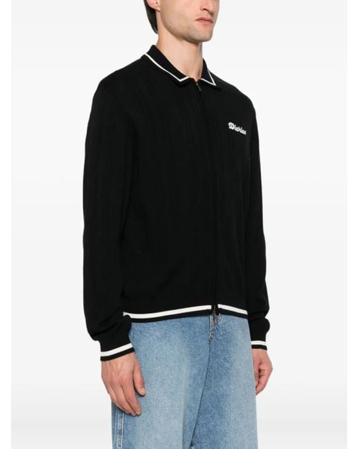 Dickies Black Lewistown Zip-up Cardigan for men