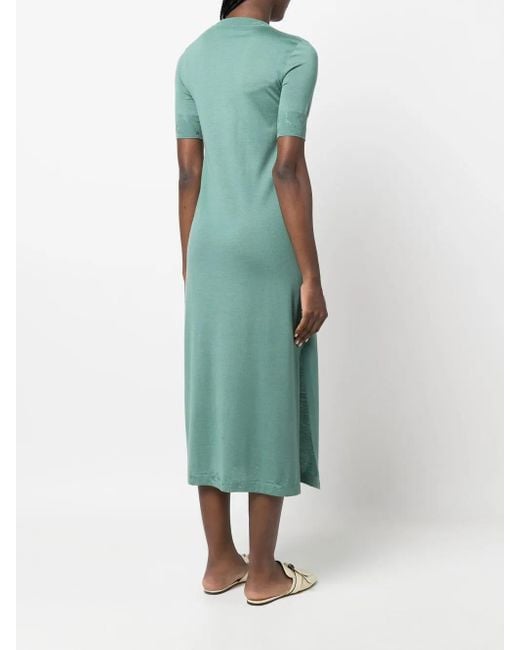 Barrie Green Long Cashmere Dress