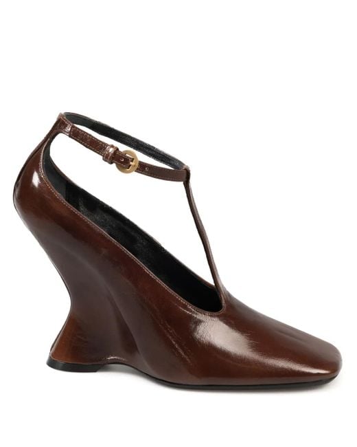 Dries Van Noten Brown 105Mm Leather Pumps