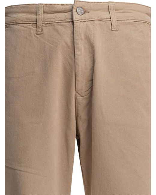 NN07 Natural Cotton-Blended Trousers for men