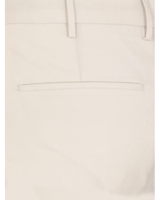 PT Torino Broek Met Geplooid Detail in het White voor heren