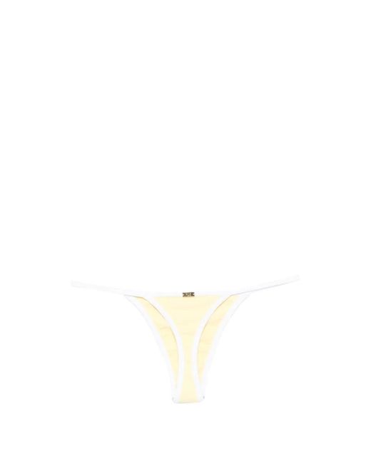 FAE SWIM White Jones Bikini Bottoms