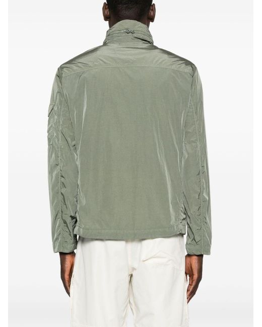 C P Company Green Chrome-r Garment-dyed Jacket for men