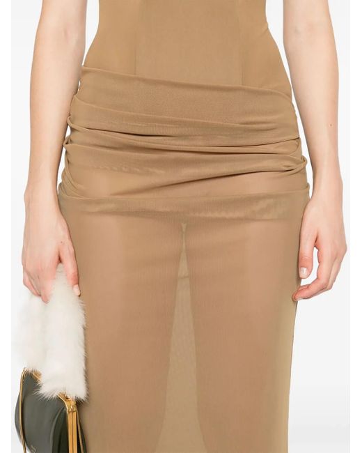 Alex Perry Strapless Maxi-Jurk in het Natural