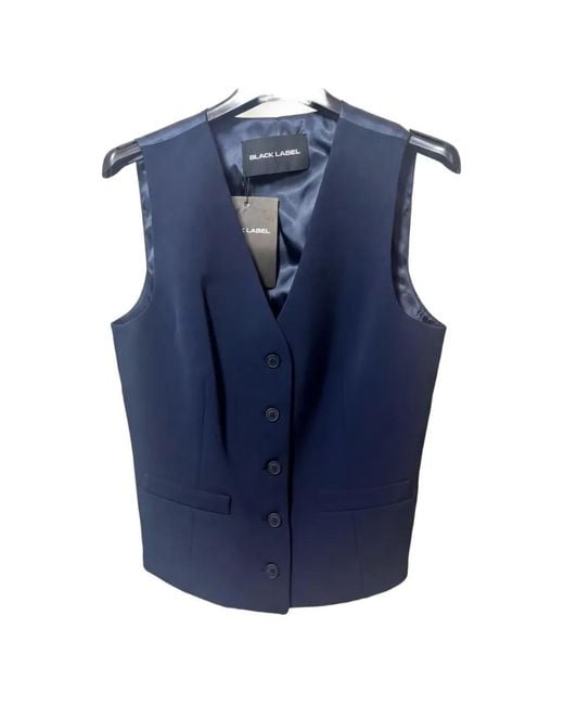 Ralph Lauren Blue Button-Fastening Waistcoat