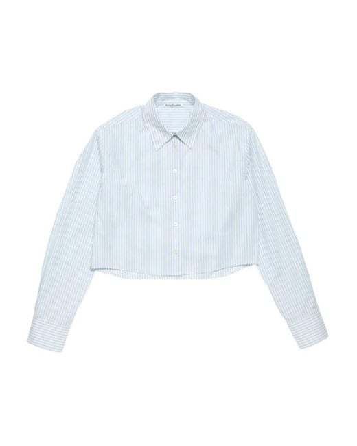 Acne Button-up Shirt Blue