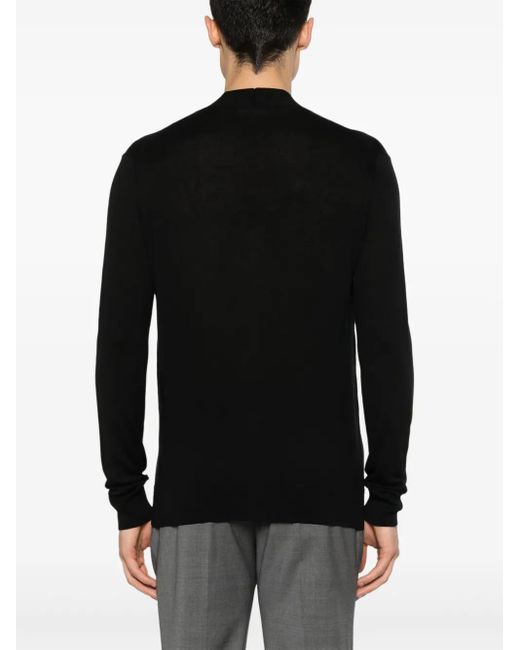 Tagliatore Castor Cardigan in Black für Herren