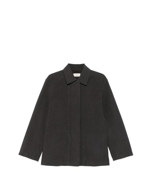 The Row Black Baeza Concealed-Fastening Jacket