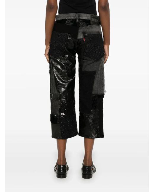 Junya Watanabe Gray X Levi's Patchwork Jeans