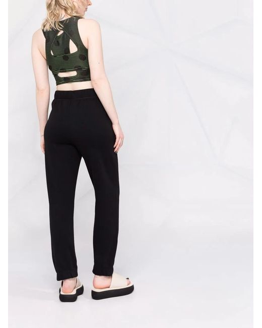 Ganni Black Software Isoli Track Pants
