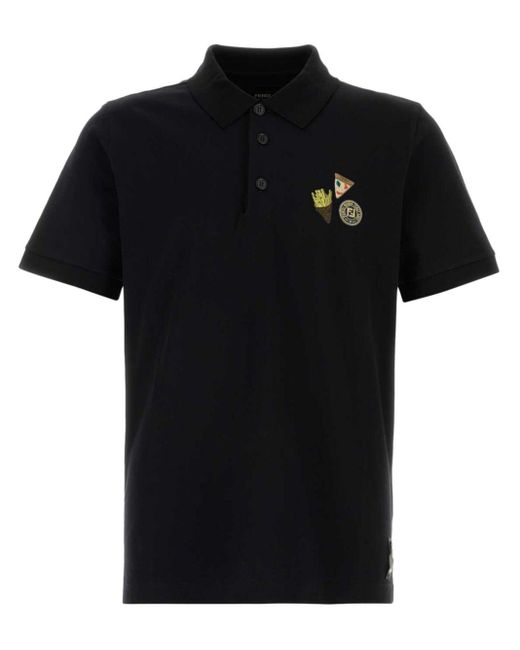 激安通販新作 SLEEVED SHORT FENDI PIQUE メンズ ポロシャツ トップス