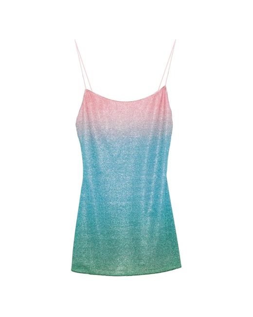 Oseree Blue Luiere Candy Mini Dress