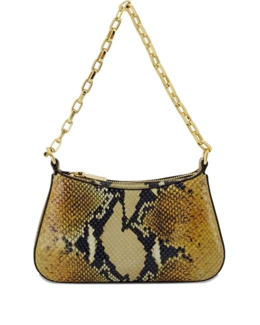 Alexander McQueen Metallic Mini T-Bar Shoulder Bag