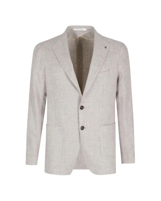Tagliatore Gray Montecarlo Single-Breasted Jacket for men