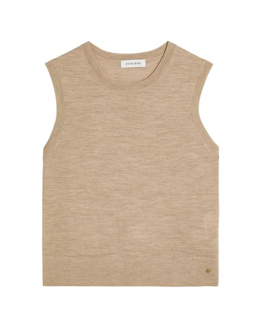 Anine Bing Natural Moni Tank Top
