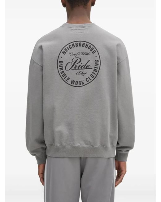 Neighborhood Crew-Neck Sweatshirt in Gray for Men | Lyst