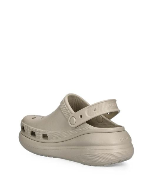 CROCSTM White Classic Crush Platform Clogs