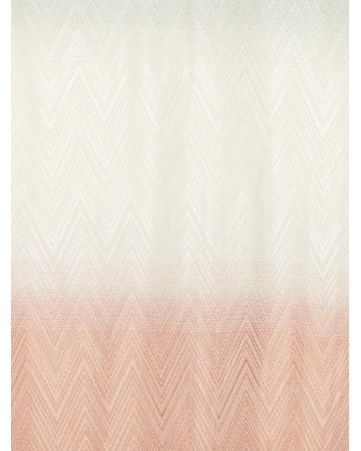Missoni White Zigzag Scarf